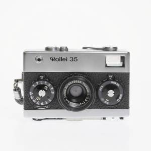 Rollei 35 35mm Film Camera Silver 40mm f/3.5 #3180787
