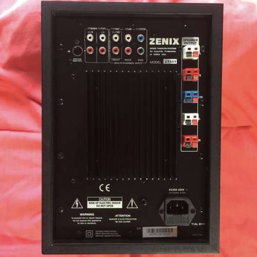美國ZENIX subwoofer