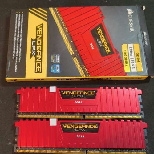 Desktop Ram Corsair 8GBx2 DDR4 3000 共16GB