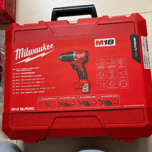 ( 全新) milwaukee M18 電鑽工具收納箱
