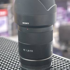 Sony 55/1.8 ZA FE carl Zeiss 55mm 55 極新 功能正常 配件齊全 三個月保養 for a7...