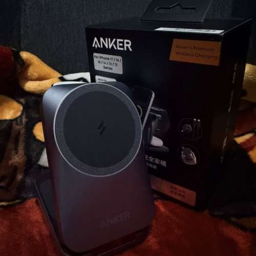 2026年最新款Qi2.2 Anker Prime 三合一無線充電座 Anker Prime 25W Qi2.2 AirCool ...