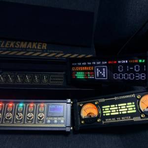 清屋價 4套 EleksMaker OLED USB Hub NK模塊化獨立開關插座 USB擴充 黑色鋁合金 拾...