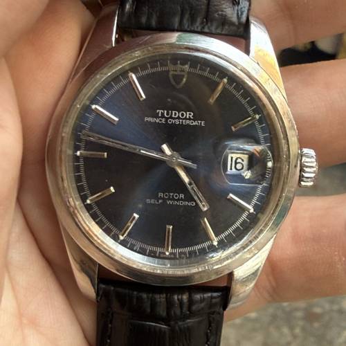 【稀有藍面大砧板】Tudor Prince Oysterdate Jumbo 38mm Ref. 9080/0 古董自動錶 $...