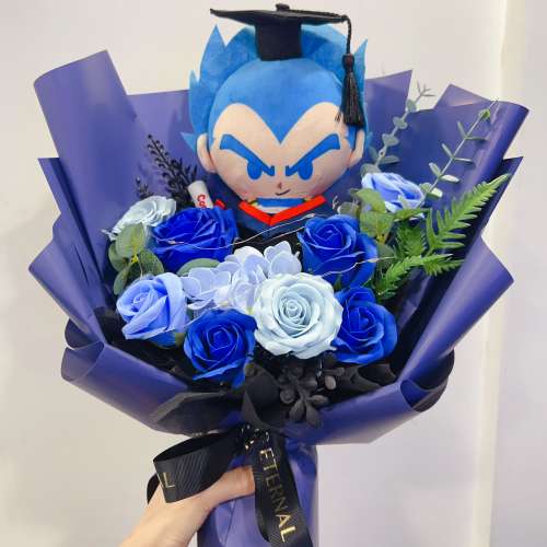 獨家原創&middot;直接留言需要日期📆 2023墨西哥絕版✨龍珠畢業公仔花束  比達畢業公仔花...