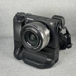 Sony Alpha a6300 Mirrorless Camera body (Free 16-50 lens, 4 Batteries & Grip)