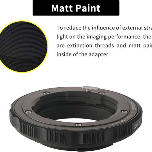 Xpimage Leica M Rangefinder Lens To CANON EOSR Mount Adaptor 金屬接環