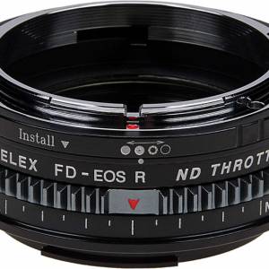 FotodioX Vizelex Cine ND Throttle Lens Mount Adapter - Compatible with Canon FD