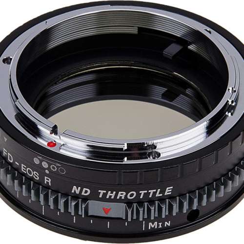 FotodioX Vizelex Cine ND Throttle Lens Mount Adapter - Compatible with Canon FD
