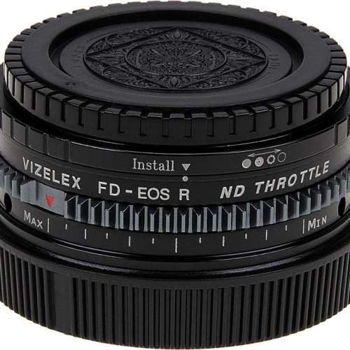 FotodioX Vizelex Cine ND Throttle Lens Mount Adapter - Compatible with Canon FD