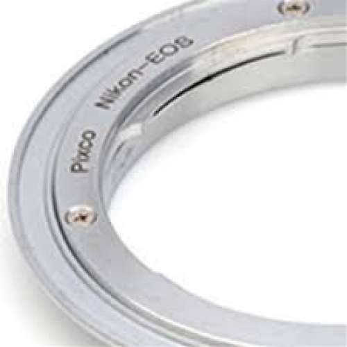 Pixco Lens Mount Adapter - Nikon Nikkor F Mount D/SLR Lens to Canon EOS (EF, EF-