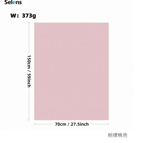Selens 70cm x 150cm PVC Background Backdrop Paper 背景紙 - 粉撲桃色