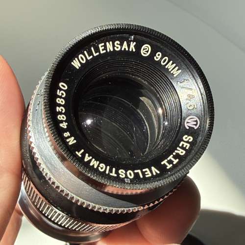 Leica Leitz Wollensak Velostigmat 4.5 90mm M39
