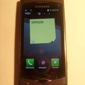 95%新Samsung S8500 Wave (型號 GT-S8500) 包2電池 充電線