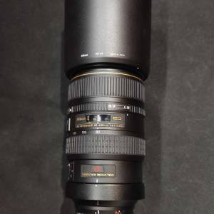 放逾90%新無花無MNO兼少少塵NIKON AF VR 80-400mm 4.5-5.6D鏡=$3200