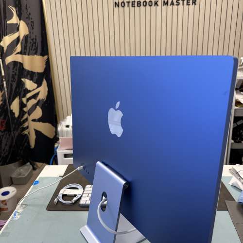 (全新質素❤️&zwj;🔥iMac 24寸😍) APPLE iMac M4 CPU/16GB Ram/512GB SSD/ 2024/藍色...