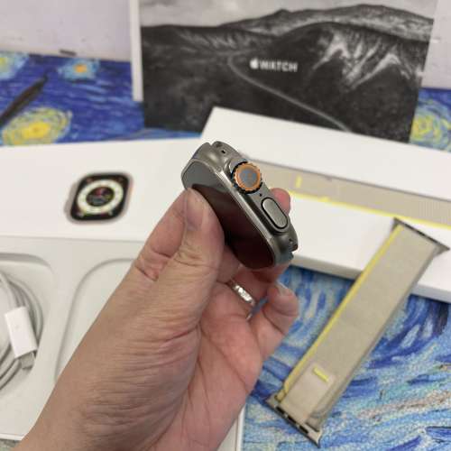 (❤️&zwj;🔥Apple Watch Ultra 系列❤️&zwj;🔥)Apple Watch Ultra 1代/49mm /🩶原色🩶/...