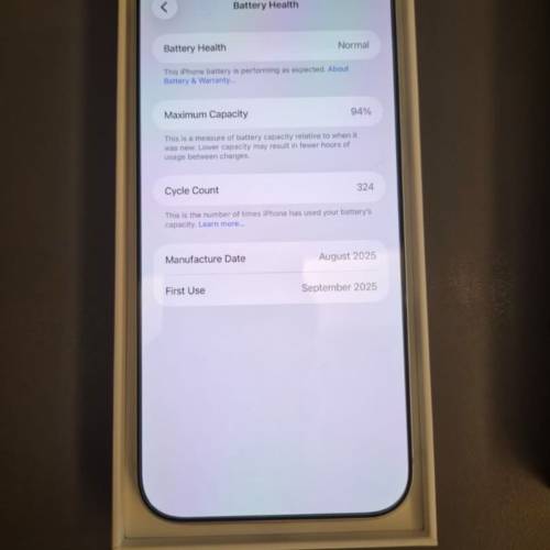 iphone 17 pro max 256 gb 香港行貨 94%