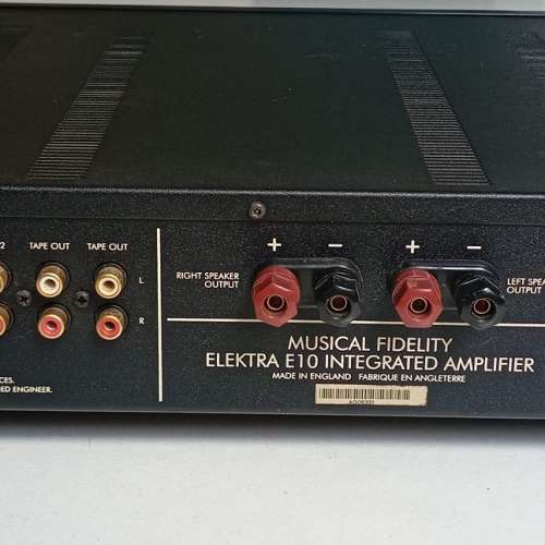 英國 Musical Fidelity E10 合併擴音機