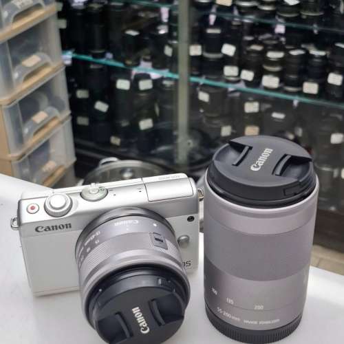 CANON EOS M + 15-45MM + 55-200MM