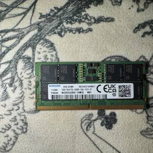 賣Samsung DDR5-5600MHz 16g或我補2500$換16+256g版mac mini m4