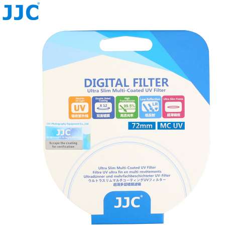 JJC Multi-coated UV filter 保護鏡 濾鏡 67mm 72mm