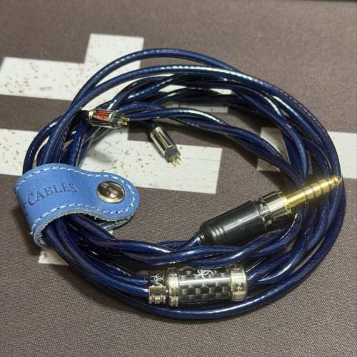已售！Toxic Cables Black Widow XL 17AWG
耳機升級線，4.4mm 插頭，2pin