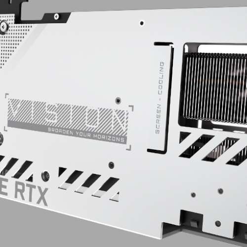 GIGABYTE GeForce RTX 3080 Ti VISION OC 12G 配白色pcie線
