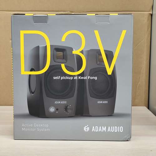 Adam Audio D3V Monitor Speaker - Black