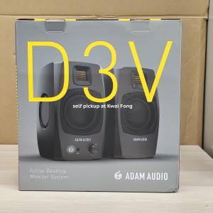 Adam Audio D3V Monitor Speaker - Black
