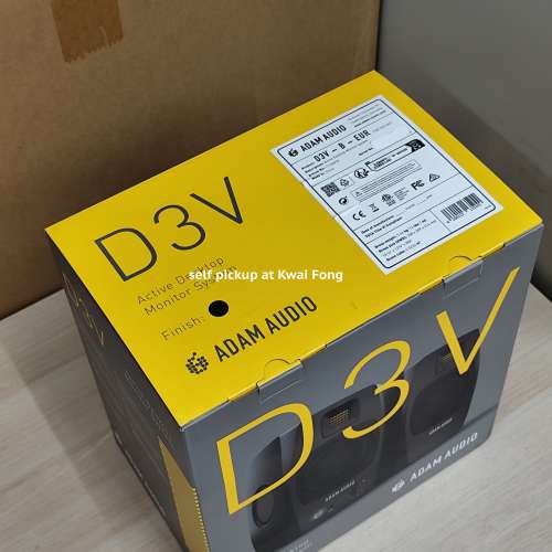 Adam Audio D3V Monitor Speaker - Black