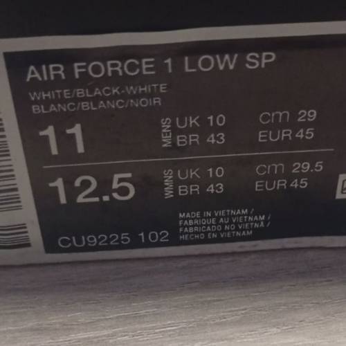 Nike x Supreme Air Force 1 Low SP