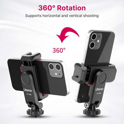 ULANZI ST-06S (2026 version)Phone Tripod Mount (2026 Latest)