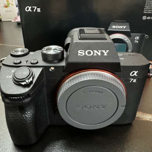 Sony 全幅無反 A7m3, A7III, 配件未用, 品相極佳