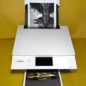 少用機入滿一套墨水合專業用780XL 781墨盒高級6色Canon TS8270 Scan printer(可無線...