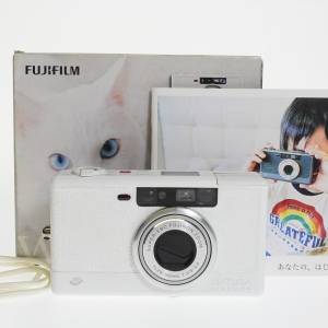 Fujifilm Natura Classica White Limited Edition Color Compact Film Camera #105765