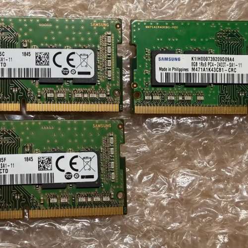 拆機 DDR4 4GB / 8GB UDIMM / SODIMM