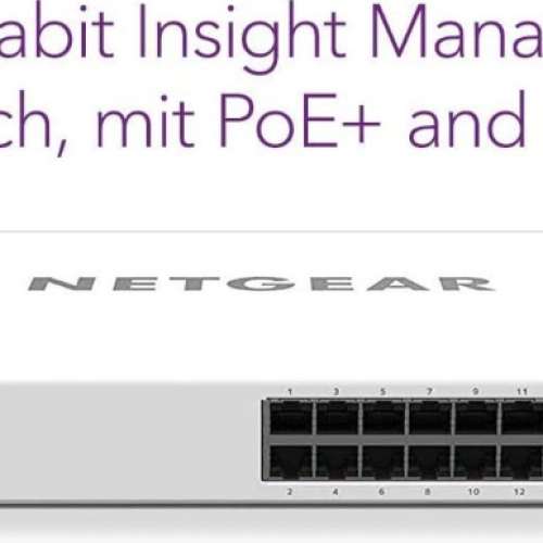 NETGEAR GC728XP 24Port PoE+ 2xSFP 1G Fiber & 2 SFP+ 10G Fiber Switch