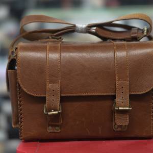 真皮 斜背包 for Nikon CANON olympus Panasonic Fujifilm Leica hasselblad Sony ...