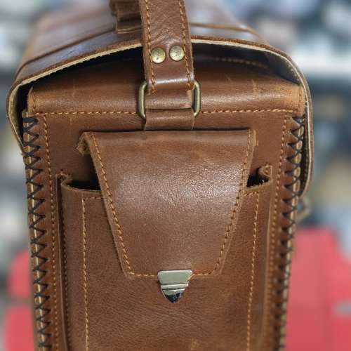 真皮 斜背包 for Nikon CANON olympus Panasonic Fujifilm Leica hasselblad Sony ...