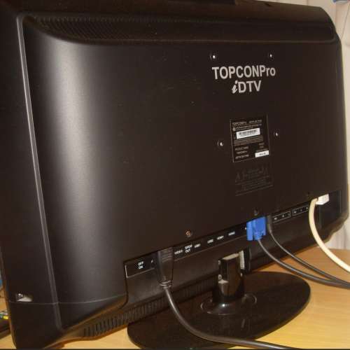 屯門良景交收 Topcon Pro iDTV-24 FHD 24吋全高清內置數碼接收器電視機（iDTV）兼電...