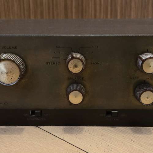美國製 Dynaco PAS-2 Stereo Pre-Amplifier 膽前級, AI教授
