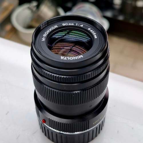 MINOLTA M-ROKKOR 90MM F4 LTM 95% NEW