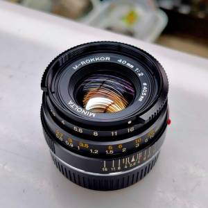MINOLTA M-ROKKOR 40MM F2 LTM 95% NEW