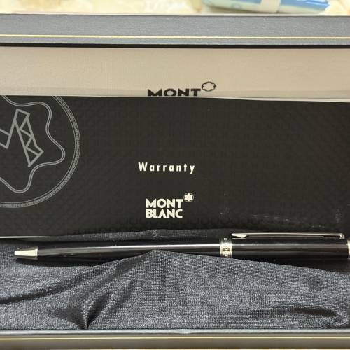 100%正貨 Montblanc 萬寶龍 PIX 黑色原子筆 (全套附原廠盒、保證書) 送禮自用 $1488