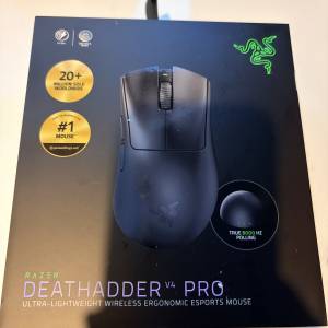 Razer DeathAdder V4 Pro 行貨有保 無線電競滑鼠 Mouse not v3 v2