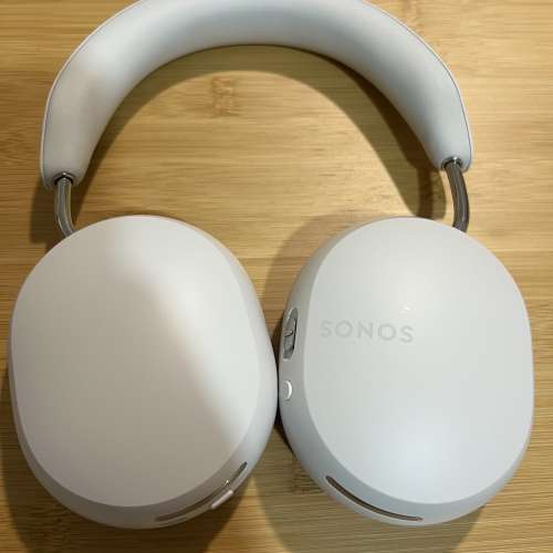 【95%新全套有盒有收據】Sonos Ace 頭戴式主動降噪耳機 (柔白色)｜空間音訊/強勁降...