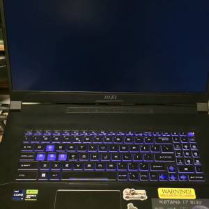 MSI Katana 17 B13VFK (i9, 4060, 32gb ram, 1.5tb) 2k 240hz