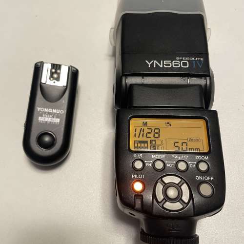 Yongnuo YN560IV + RF603C ll for Pentx
