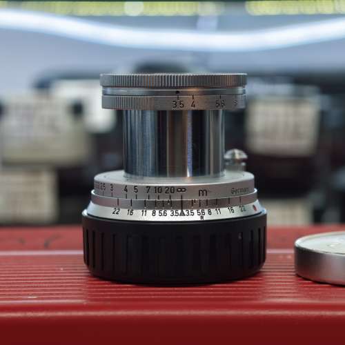 Leica 徠卡 M 50/3.5 Elmar Leitz 50mm 50 伸縮 for M 鏡片通透 功能正常 三個月保...